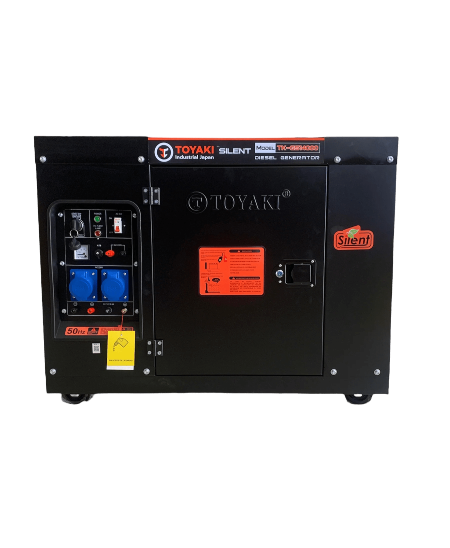 Generador Toyaki Diesel Monofasico 10-13,75 KVA + ATS TK-GS14000